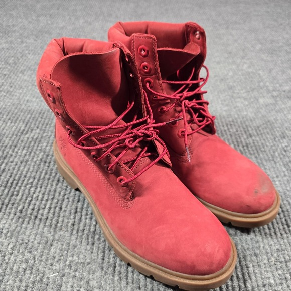 Timberland‎ Boots Mens Size 7.5 Red Nubuck Insulated A41UR Primaloft Snow Winter main image 7